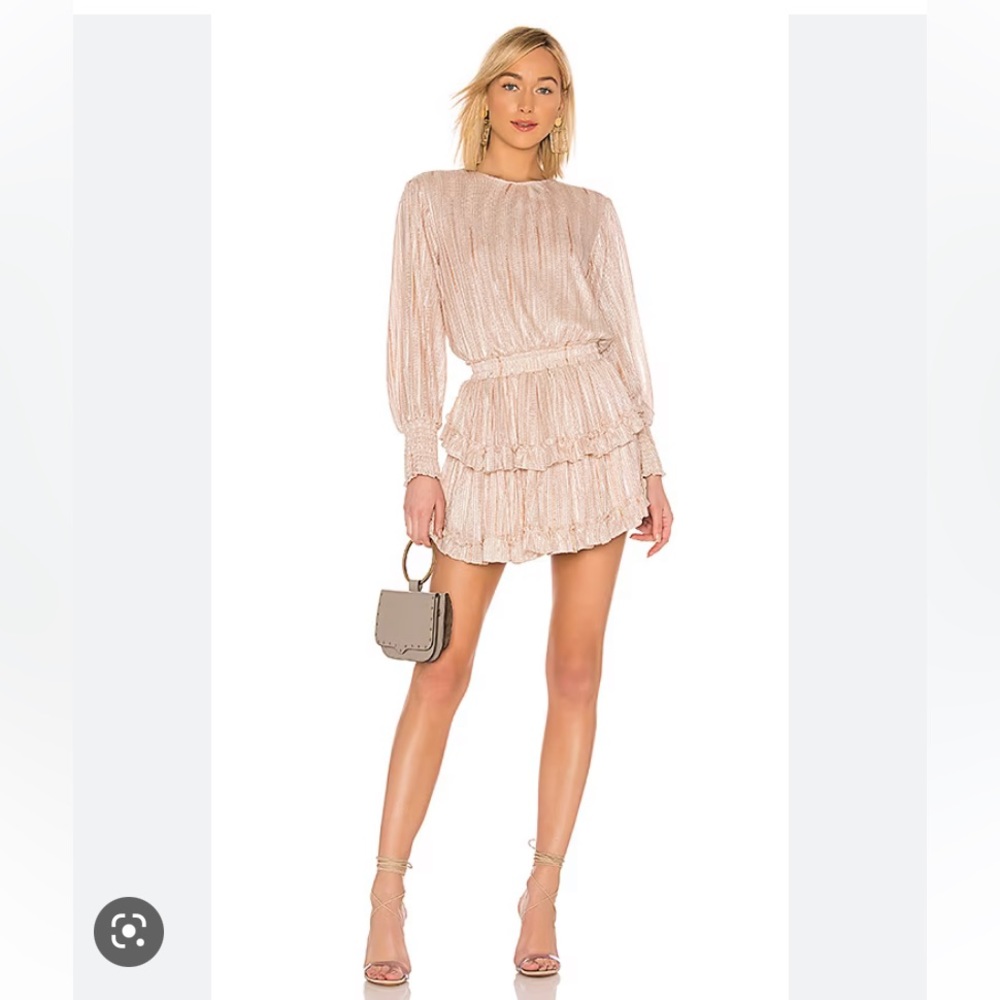 Misa Revolve Katia Dress in Blush Stripe